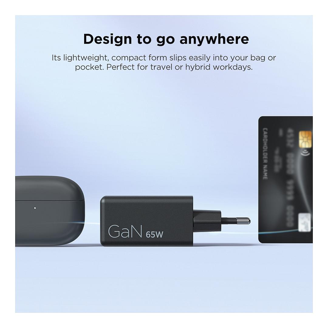 Adapter Lenovo G0A665WBEU, USB-C, 65W, GaN, EU - Zezë - 6