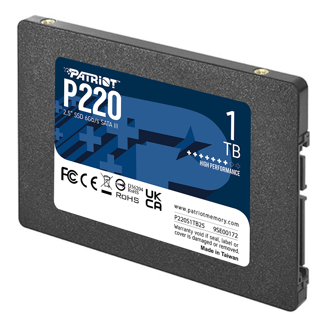 SSD e Brendshme Patriot Memory P220 / 1TB / 2.5" / Serial ATA III 6 Gb/s - 2