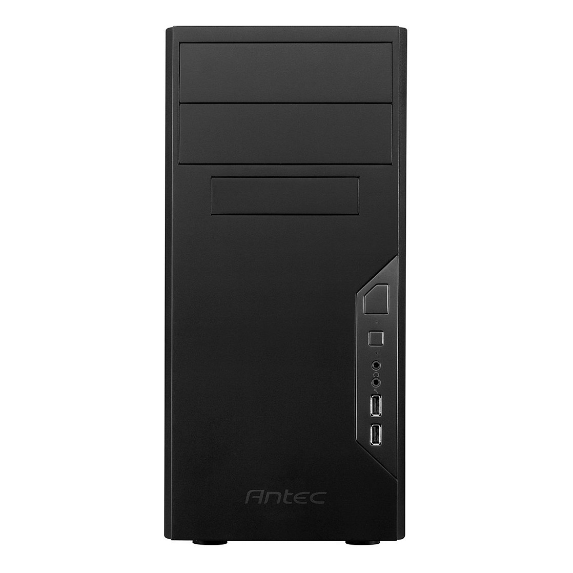 Kasë PC Antec VSK3000B-U3/U2 / Mini Tower / Micro-ATX + Mini-ITX / 1x 92mm Fan / ATX PSU - Zezë - 10