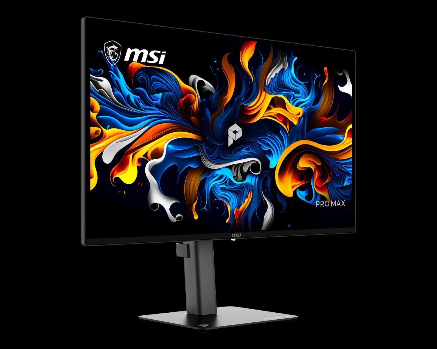 Monitor MSI PRO MAX 271UPX12G / 26.5" / 4K UHD QD-OLED / 120 Hz / 0.03 ms / 2x HDMI + DisplayPort + USB-C - Zezë - 2