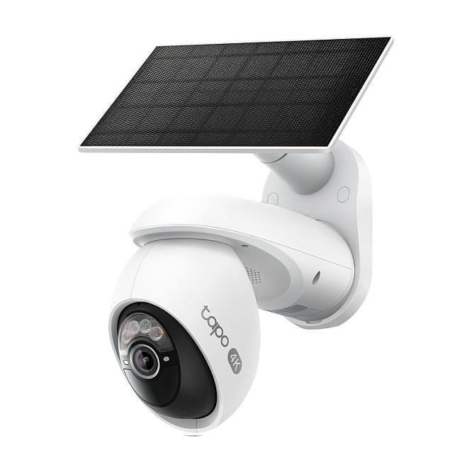 Kamerë Sigurie IP CCTV TP-Link Tapo C660 KIT, 8MP, 4K, Pan/Tilt 360°, 18x Digital Zoom, AI Tracking, Color Night Vision, Wi-Fi, Panel Solar, Bateri, IP65 - Bardhë