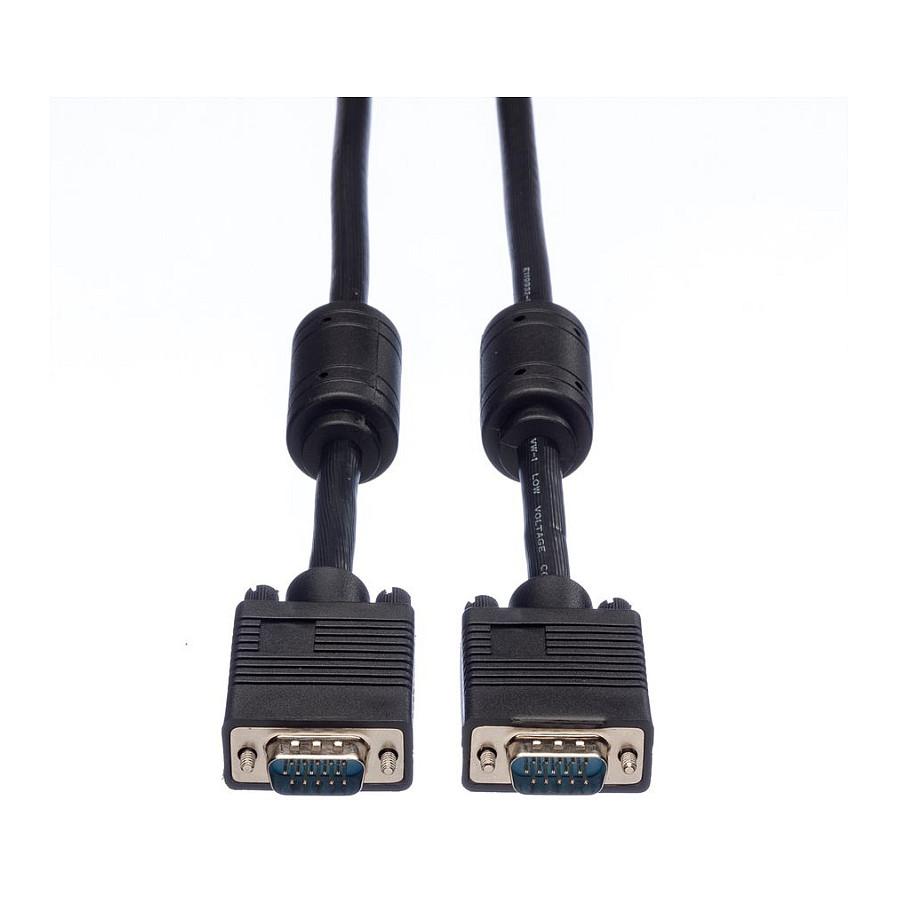 Kabllo VGA ROLINE 11.04.5670 / VGA (D-Sub) / HD-15 / 20m - Zezë - 4
