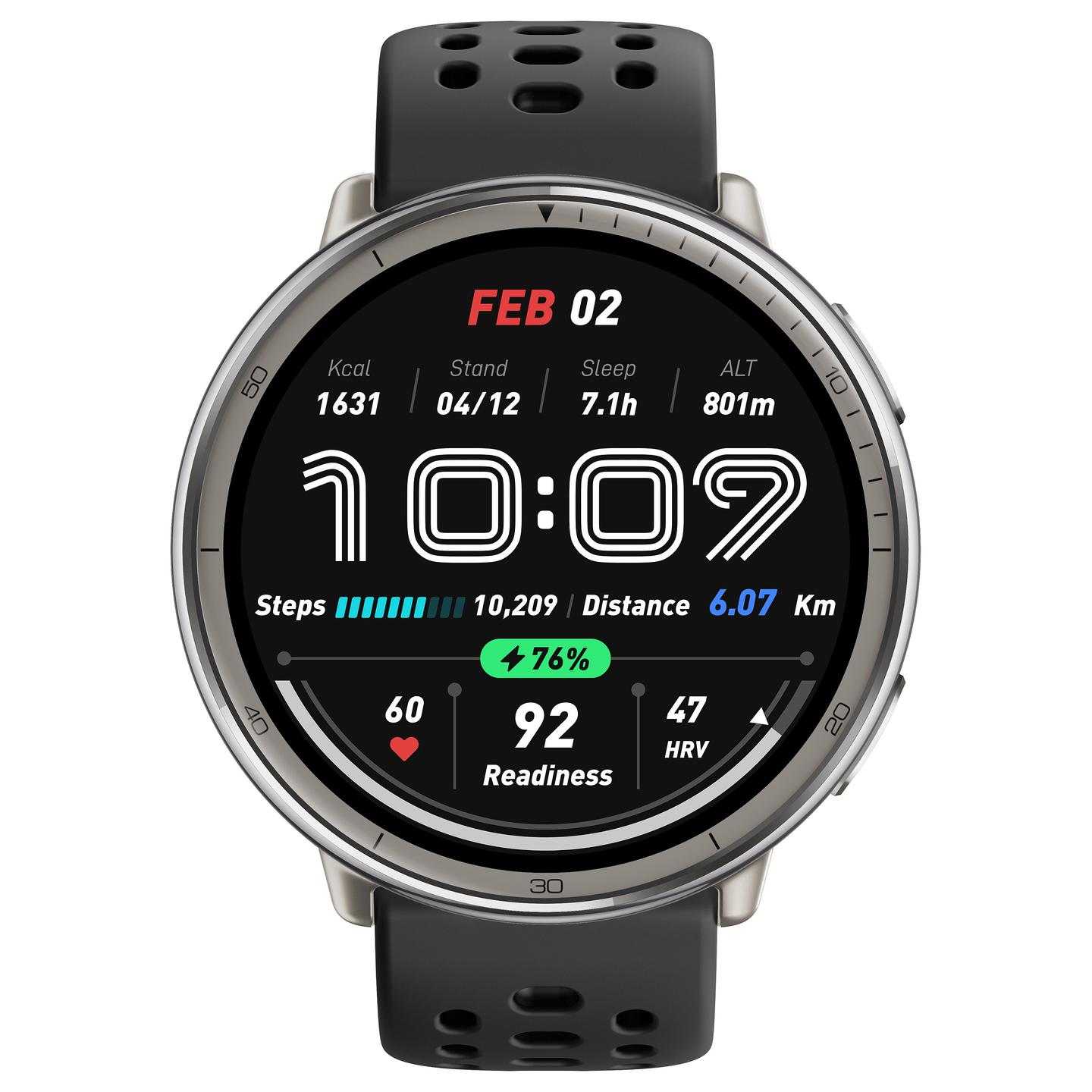 Orë e mençur Amazfit W2433EU1N / 1.32" / AMOLED / Touchscreen / Zepp OS - Zezë - 5