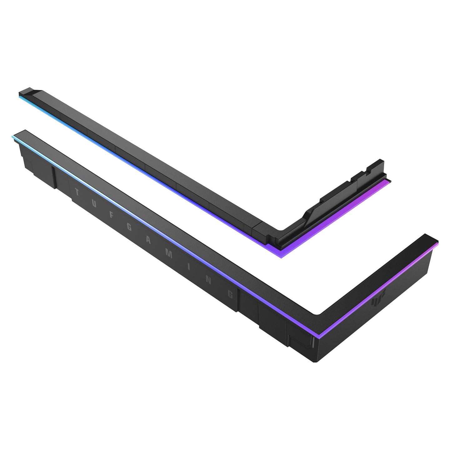 Aksesor për kasë ASUS TUF Gaming GT502 Horizon, ARGB Lighting Kit, Aura Sync, montim magnetik - Zezë - 5