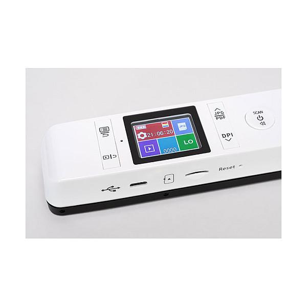 Skaner I.R.I.S. IRIScan Book 7, A4, 1050DPI, CIS, USB-C, MicroSD - Bardhë - 2