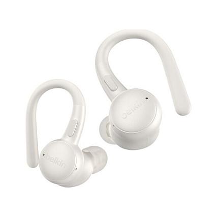 Kufje pa kabllo Belkin SoundForm ActiveFit, AUC016HQCR, 6mm, Bluetooth 5.4, TWS, Mikrofon, IP54 - Bardhë - 2
