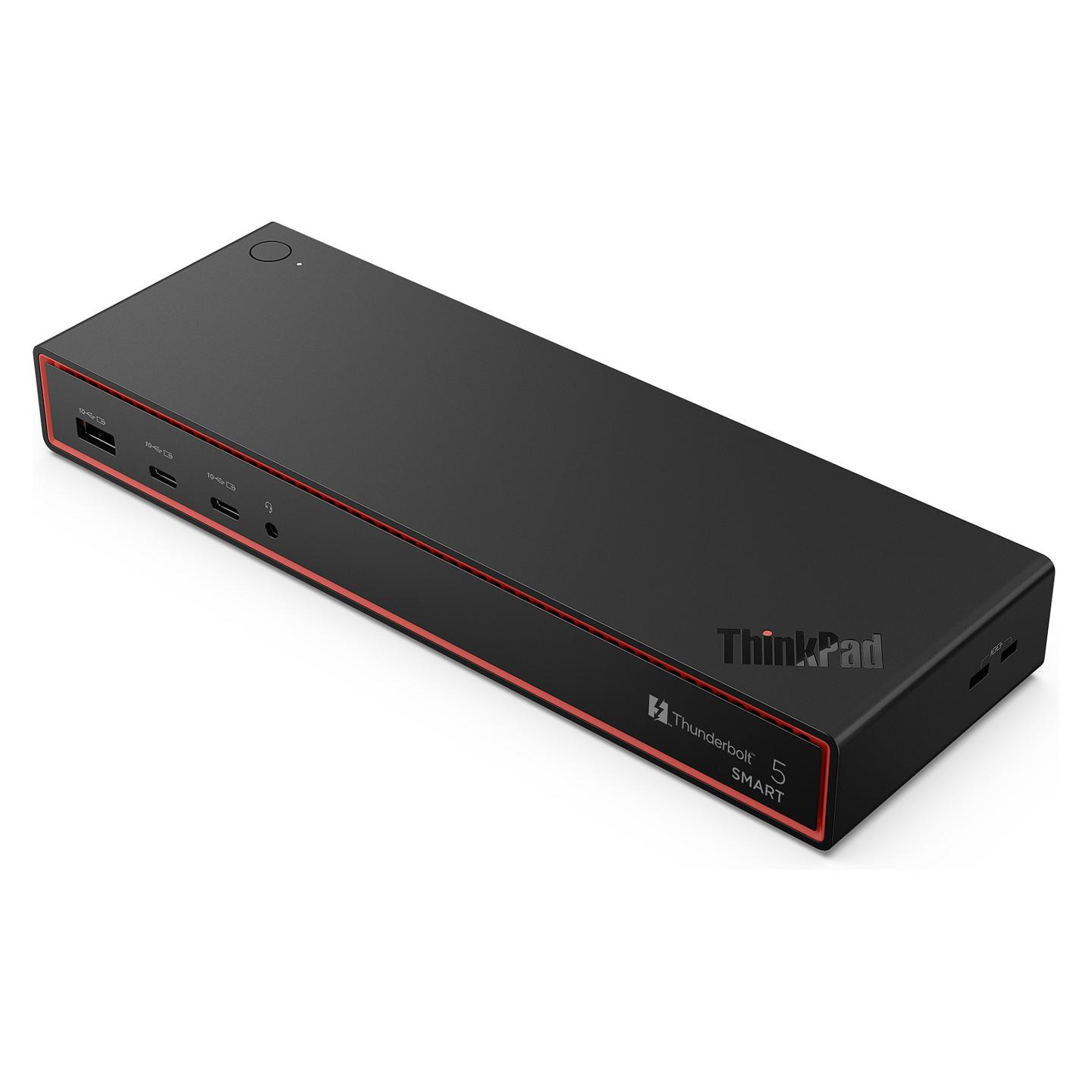 Docking Station Lenovo ThinkPad Thunderbolt 5 Smart Dock 7500 / 2x Thunderbolt 5 / 2x USB-C 3.2 Gen 2 / 3x USB-A 3.2 Gen 2 / 2x DP 2.1 / HDMI 2.1 / 2.5GbE / 180W PD / 265W – Zezë - 5