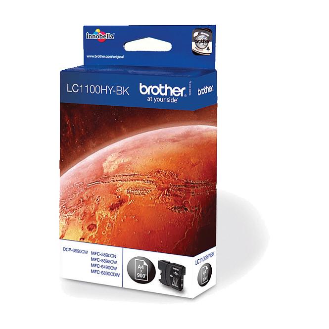 INK Brother LC-1100HYBK deri në kapacitet standard sipas ISO/IEC 24711 - Zezë - 3