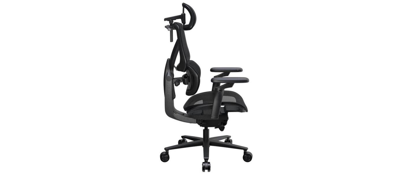 Karrige Gaming ThunderX3 FLEX Pro, Ergonomike, Mesh, Mbështetëse 5D për Krahë – Zezë - 2