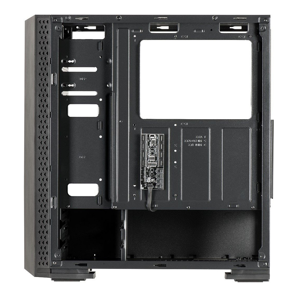 Kasë PC Inter-Tech S-3906 Renegade / Midi Tower / ATX / 1x 120mm RGB Fan / Tempered Glass - Zezë - 6