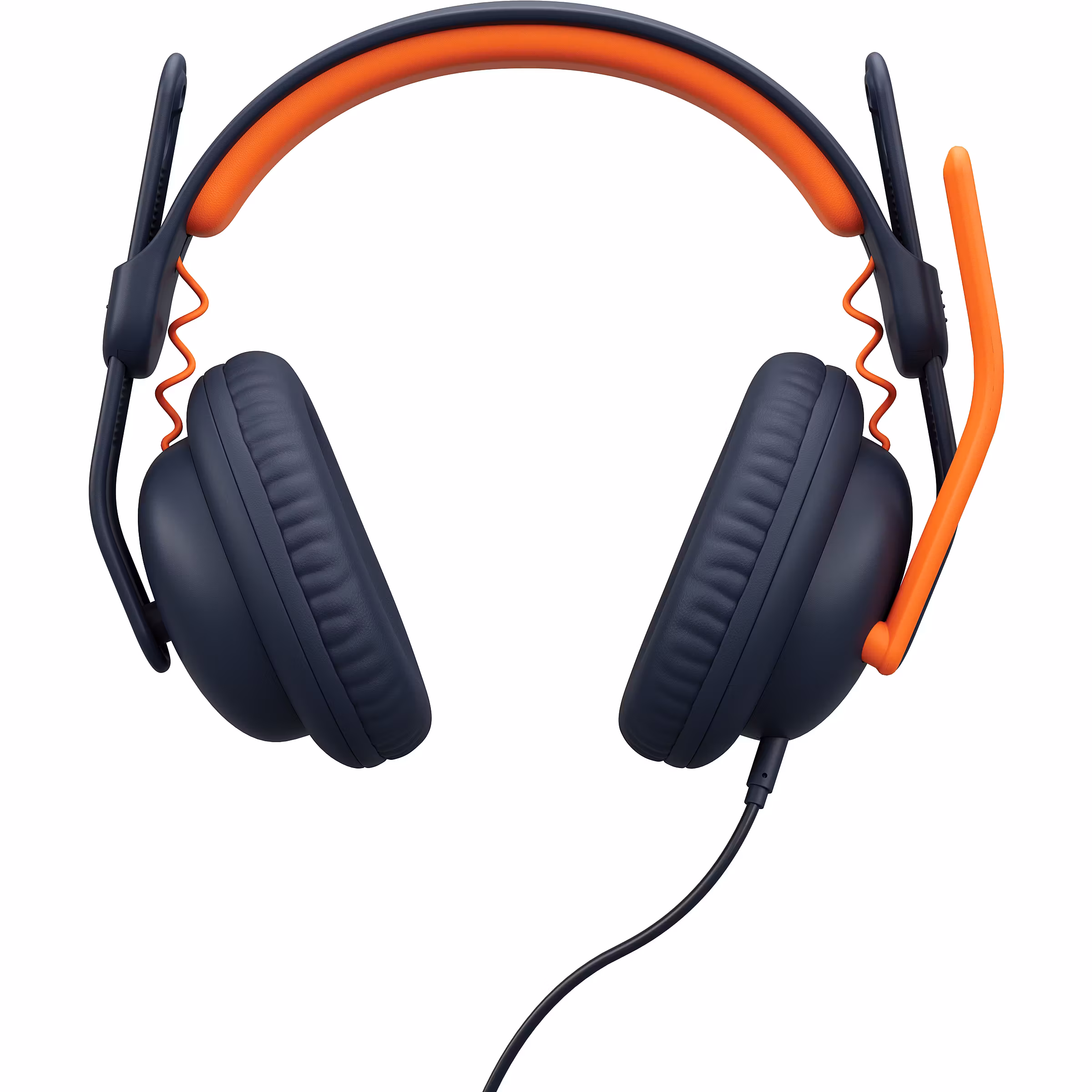 Kufje me kabllo Logitech Zone Learn / 981-001389 / 32 mm / AUX 3.5mm / Over-Ear – Blu/Portokalli - 2