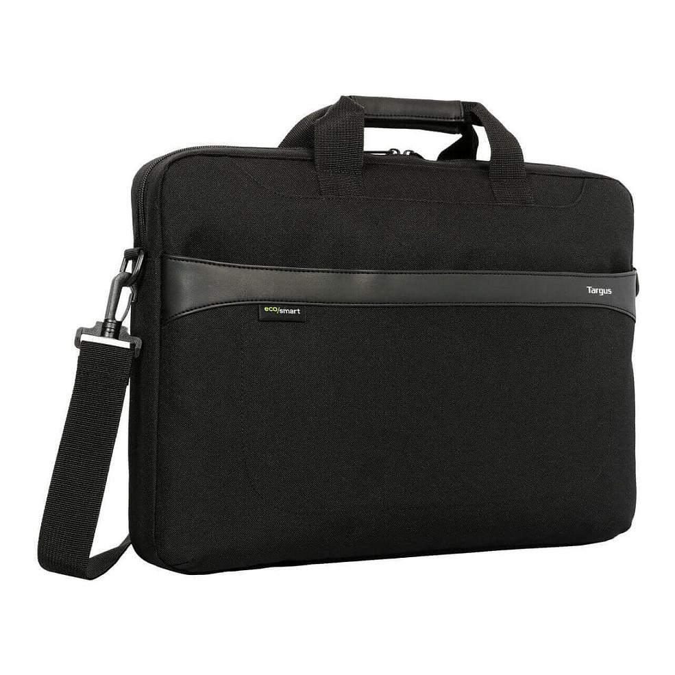 Çantë për Laptop Targus GeoLite EcoSmart Slim Brief TSS991GL, 17.3", Ndarje e Mbushur, Rrip Shpatulle, Rezistente ndaj Ujit - Zezë - 4