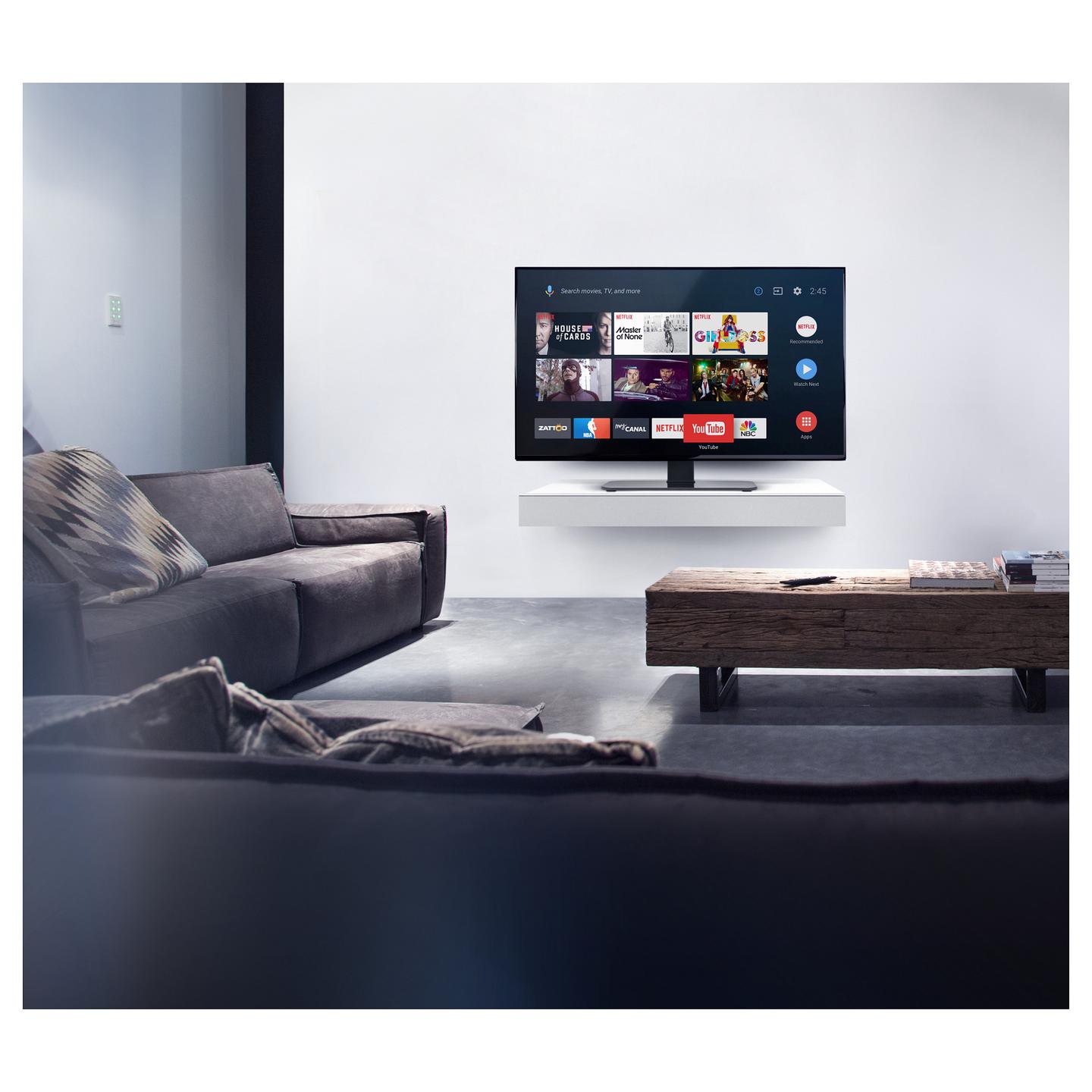 Mbajtëse për TV One For All WM 2470 / 32"-55" / 40kg / Tavolinë / Swivel 70° / Rregullim Lartësie - Zezë - 5
