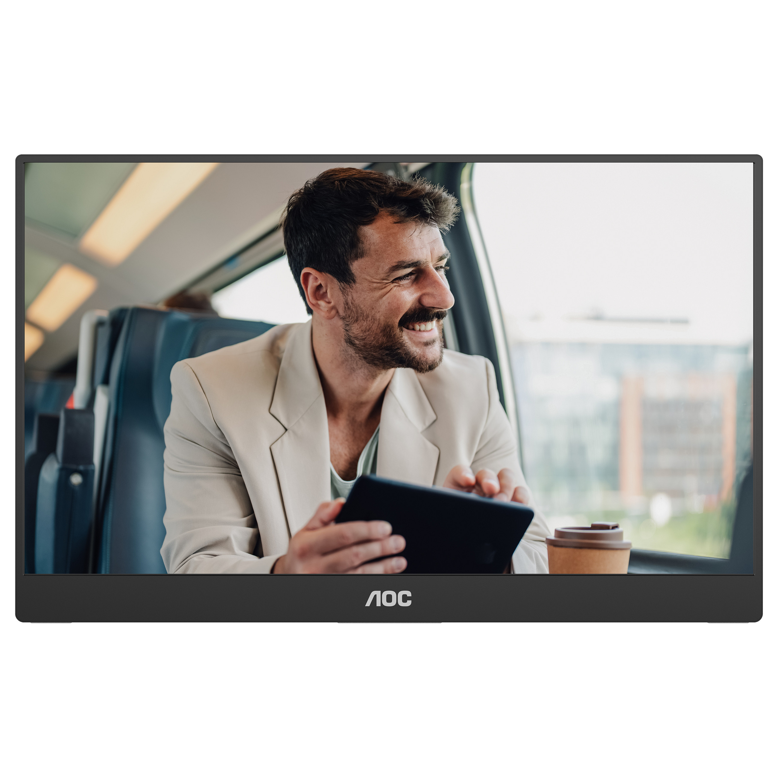 Monitor Portativ AOC 16T20E2 / 15.6" / Full HD IPS / 60Hz / 5ms / USB-C+Mini HDMI+Speakers - Zezë - 5