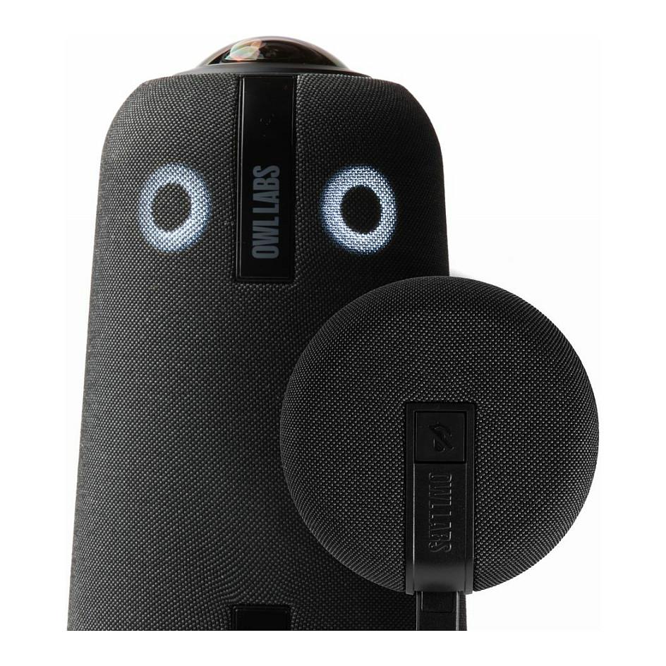 Sistem për Konferencë Owl Labs Meeting Owl 4+ & Expansion Mic, 4K UHD, 360°, 8 Mikrofona, Altoparlantë - Hiri - 2