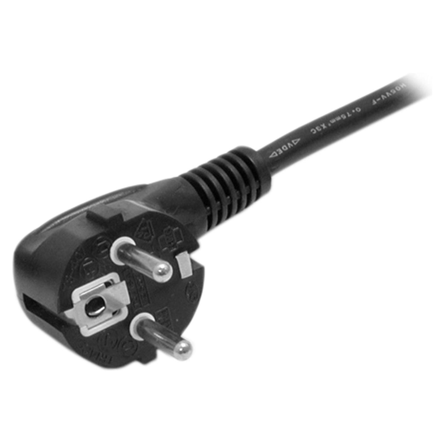 Kabllo për Furnizim me Energji StarTech.com PXT101EUR / CEE7/7 - C13 / 18 AWG / 250 V / 10 A / 1.8 m - Zezë - 2