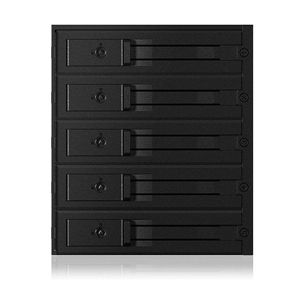 Aksesor për Disqe ICY BOX IB-565SSK / 3x 5.25" / SATA - Zezë - 9