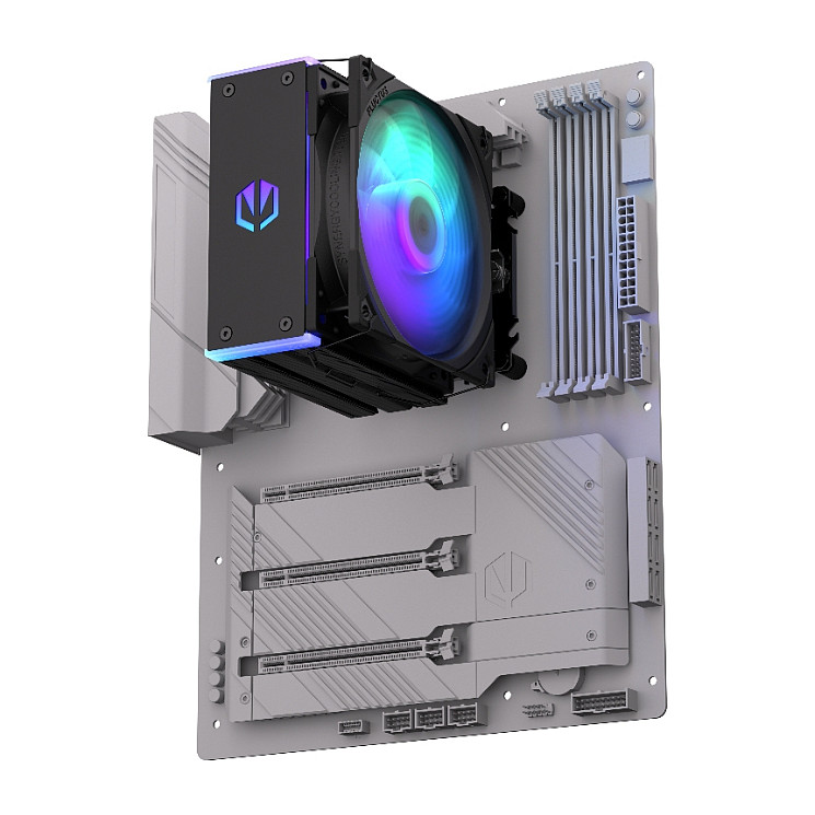 Ftohës për Procesor ENDORFY Fera 5 Black ARGB / 120mm / Air Cooler – Zezë - 17