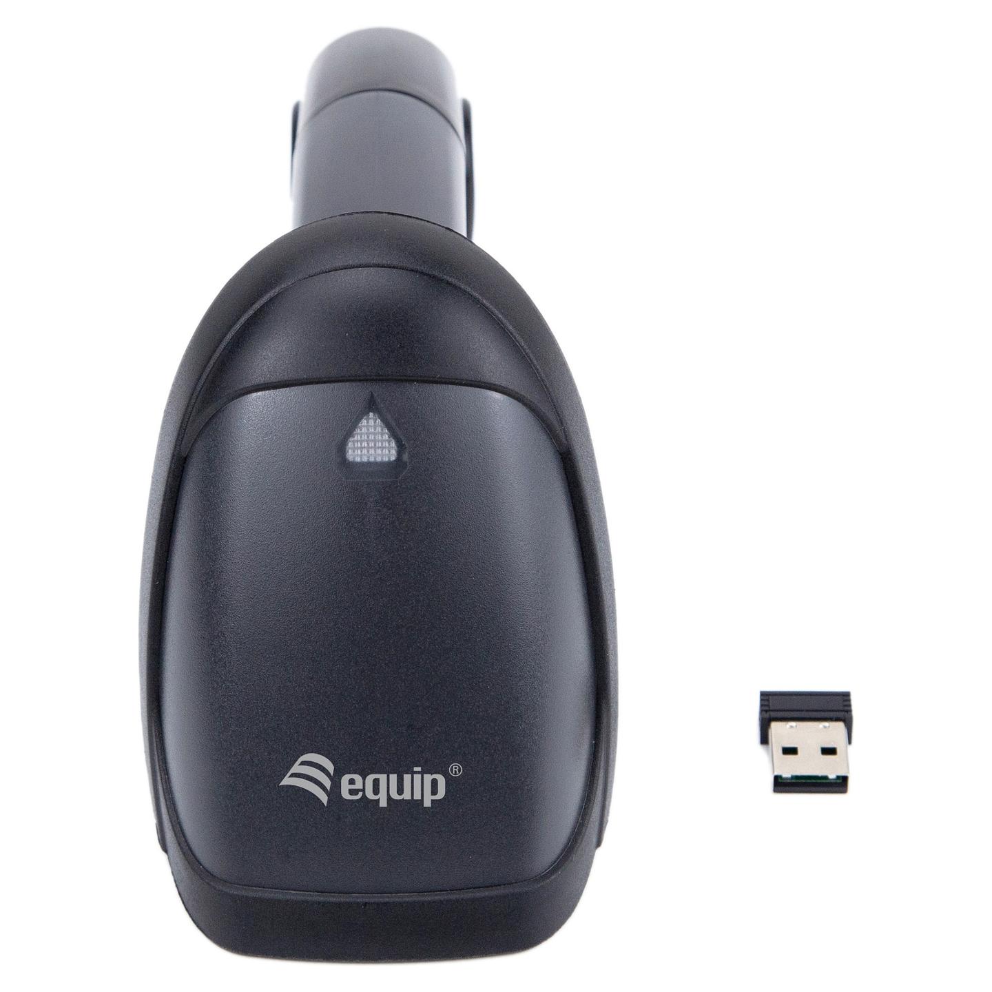 Skaner Barkodesh Equip 351023 / 1D / Laser / Wireless 2.4GHz / 200 Scans/s / 70cm / IP54 / 1500mAh - Zezë - 2