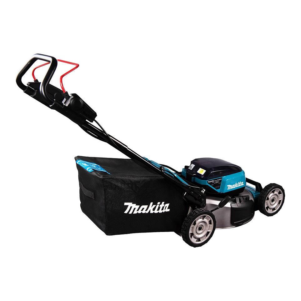 Kositëse Bari me Bateri Makita DLM530Z, 2x18V, 53cm, 20–100mm, 70L, Brushless - Blu/Zezë - 5