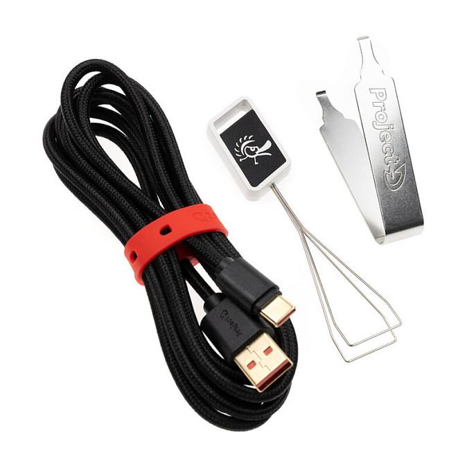 Tastierë Gaming Ducky Tinker65 Barebone 65% / Mekanike / Hot-Swap / Gasket Mount / RGB / USB-C / 1000Hz - Zezë - 9