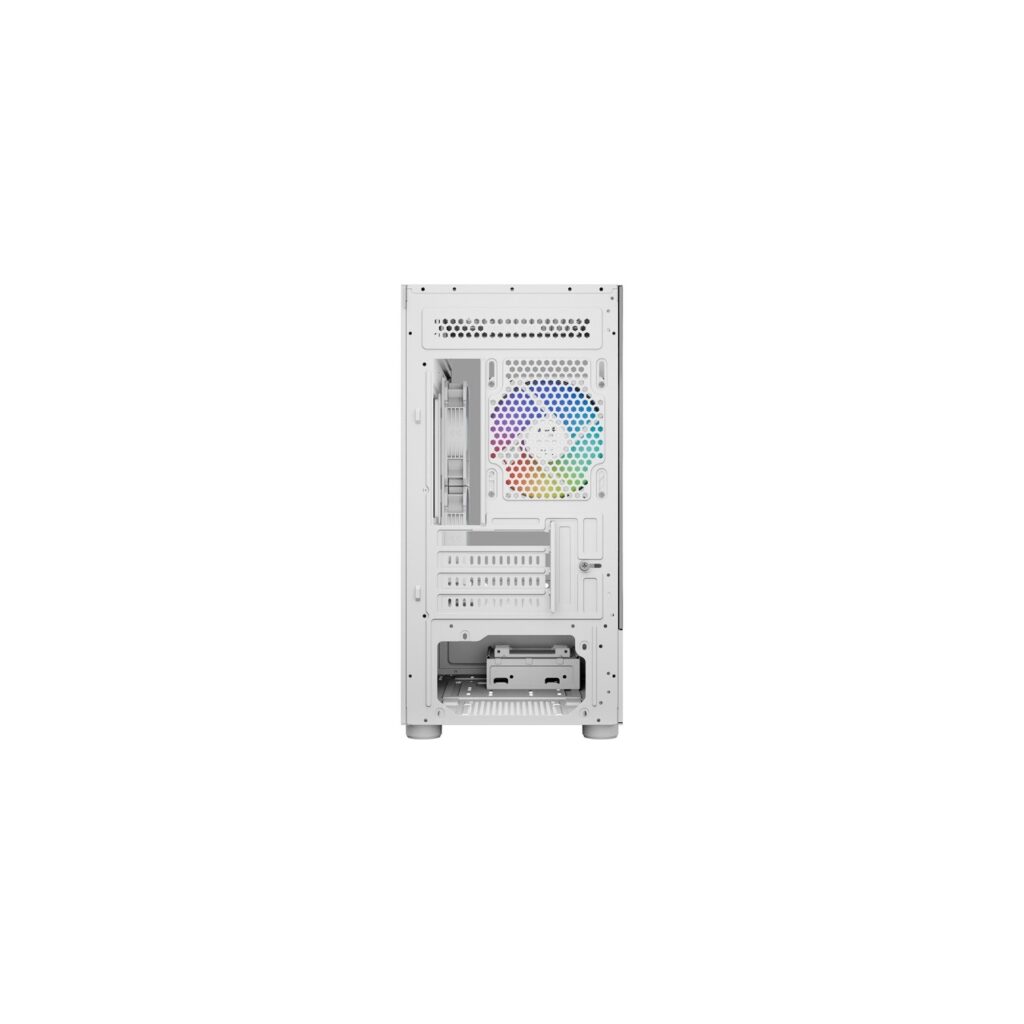 Kasë PC Aerocool Viewport Mini / Mini Tower / Micro ATX / 7x Fan Support / Tempered Glass / 240/280mm Radiator / ARGB - Bardhë - 4