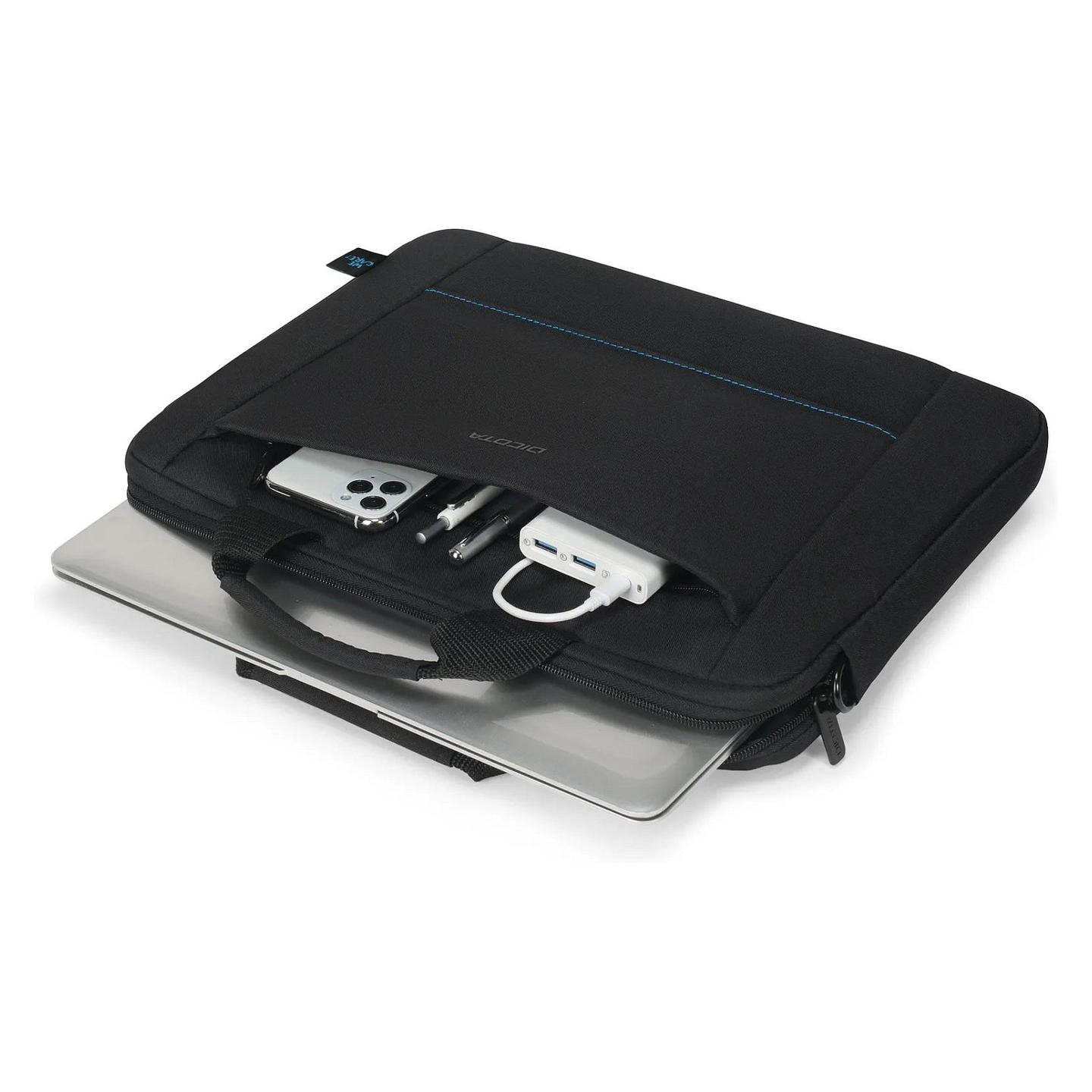 Çantë për Laptop DICOTA Slim Case TWO, 14–16", rPET, Ndarje e mbushur, 0.385 kg - Zezë - 5