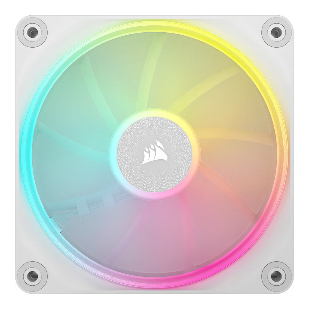 Ftohës për Kasë Corsair RS120-R / 120mm / 400-2400 RPM / ARGB / PWM / 3-Pack – Bardhë - 2