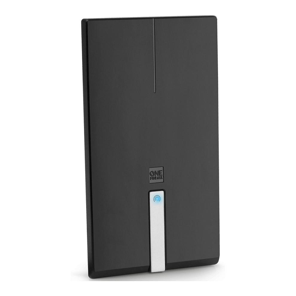 Antenë e brendshme për televizor One For All SV 9425, DVB-T/T2, 4K Ultra HD, filtër 3G/4G/5G, kontroll automatik i fitimit, kabllo 1.5 m - Zezë
