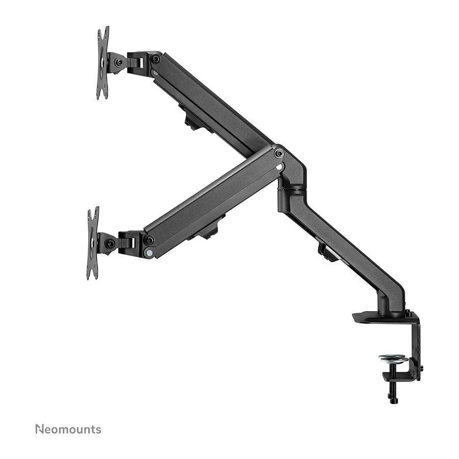 Mbajtëse për Monitor Neomounts FPMA-D650DBLACK / 2 Monitorë / 17"-27" / 7kg për Monitor / Coil Spring / Clamp-Grommet / Tilt +90° deri -45° / Swivel 180° / Rotacion 360° - Zezë - 6