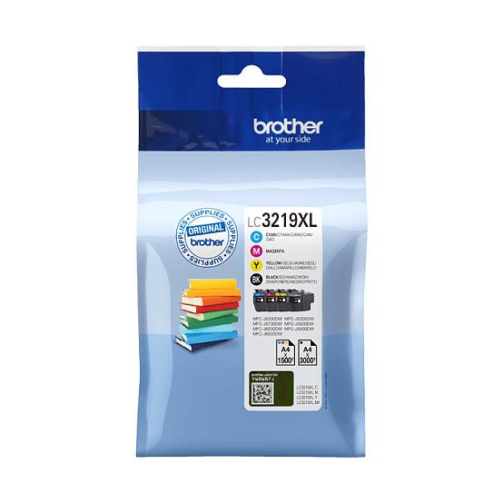 INK Brother Original Cartridge LC-3219XLVAL Value Pack – BK/C/M/Y (Zezë / Blu / Rozë / Verdhë) - 4