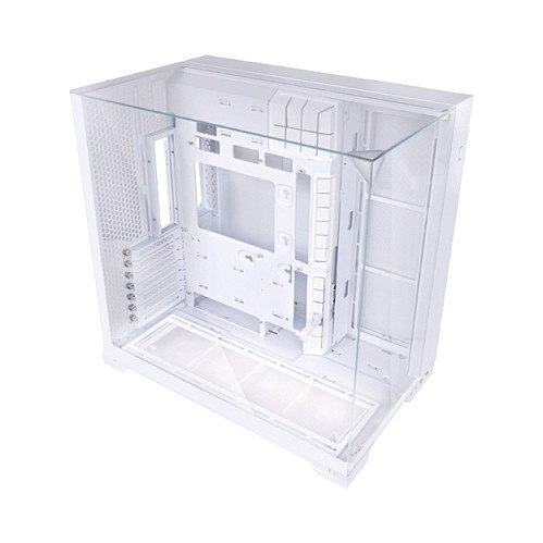 Kasë PC Lian Li O11 Vision Compact / Midi Tower / E-ATX + ATX / 11x 120mm Fan Support / Tempered Glass - Bardhë - 3