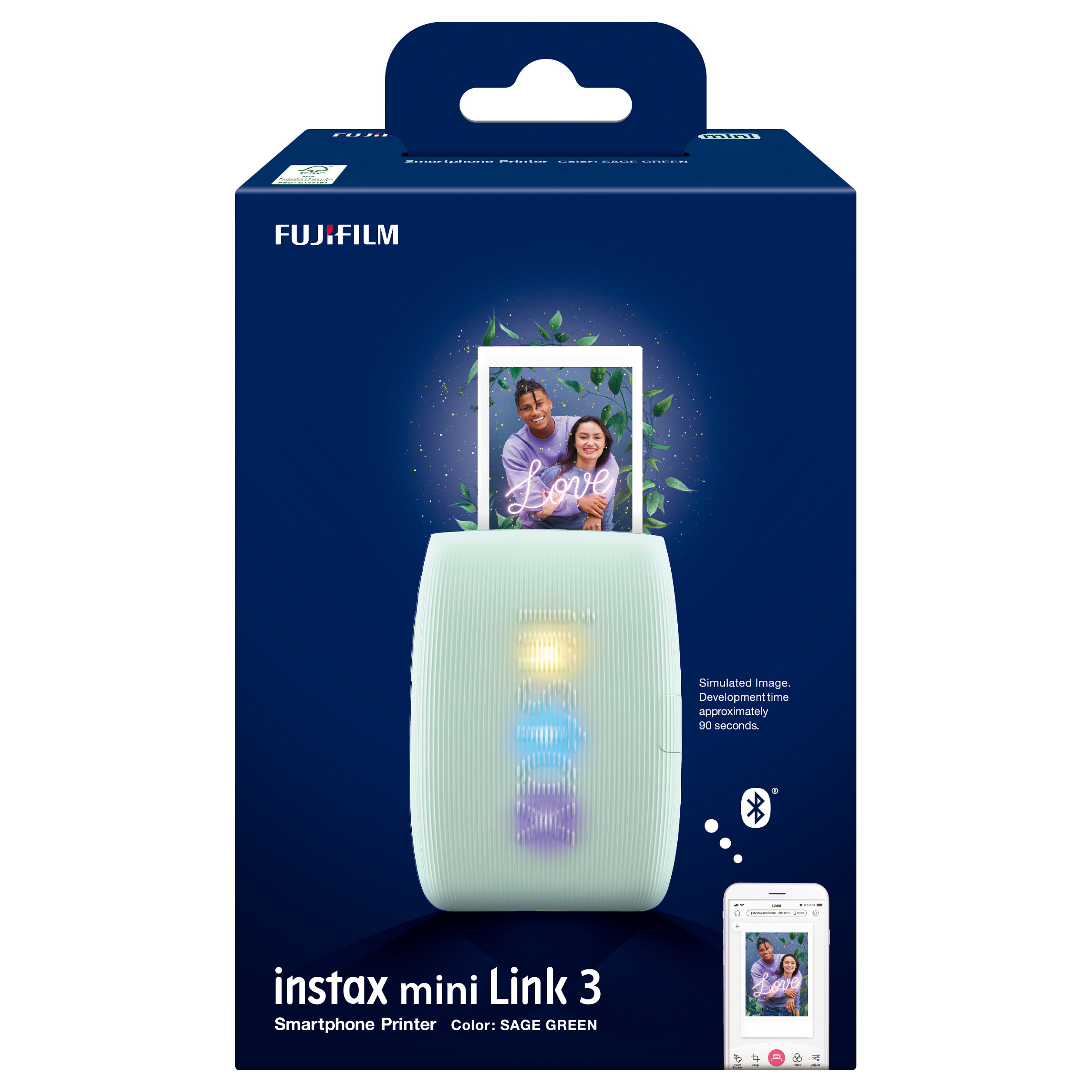 Printer për foto Fujifilm Instax Mini Link3 - Gjelbër - 9