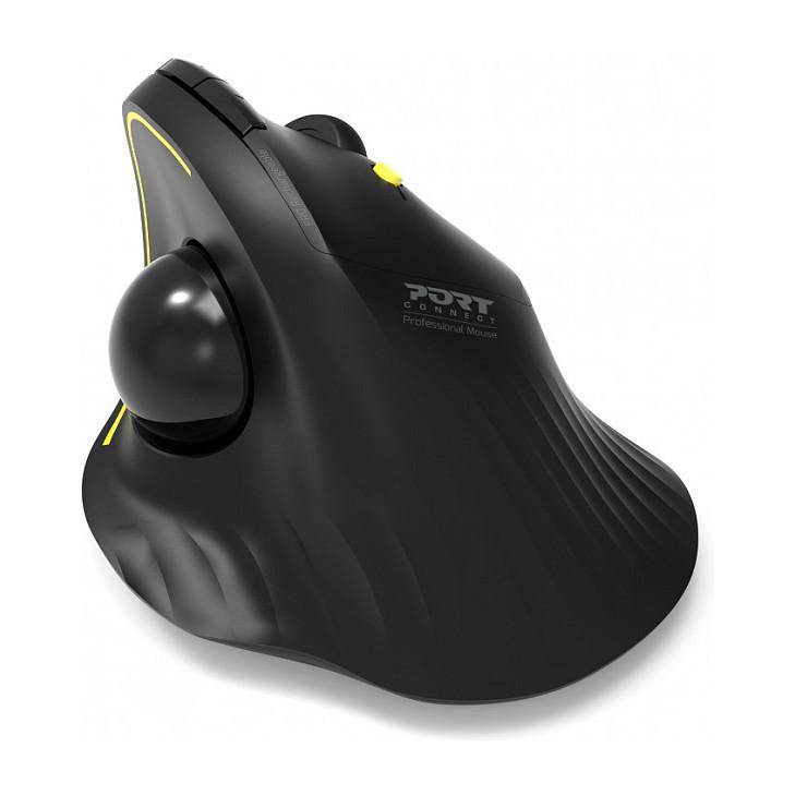 Maus pa Kabllo PORT Connect Professional 900719 / 800-1600 DPI / 5 Butona / Bluetooth 3.0 + 5.0 / Trackball / Ergonomik – Zezë - 7