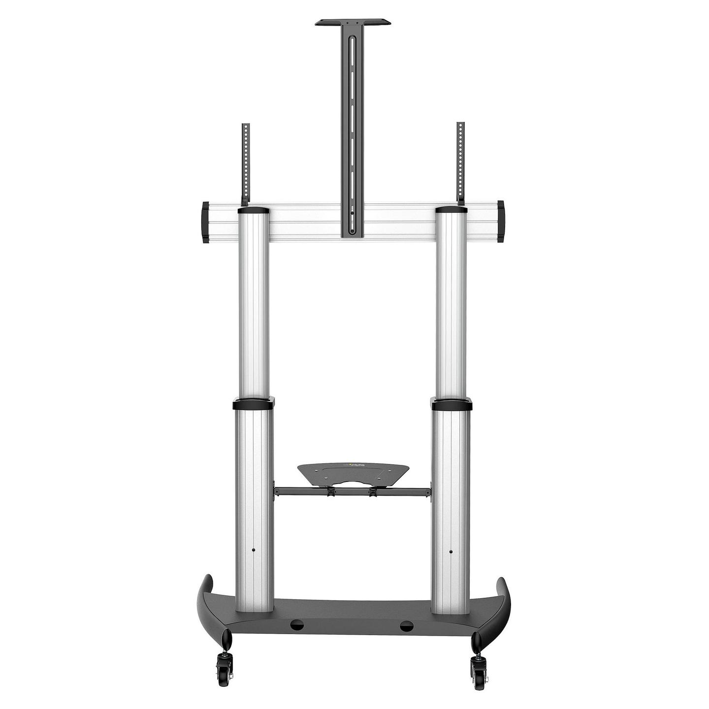Mbajtëse për TV StarTech.com / 60"-100" / 100kg / VESA 200x200-1000x600 / Me Rrota / Lartësi e Rregullueshme / Inklinim - Zezë/Argjend - 4