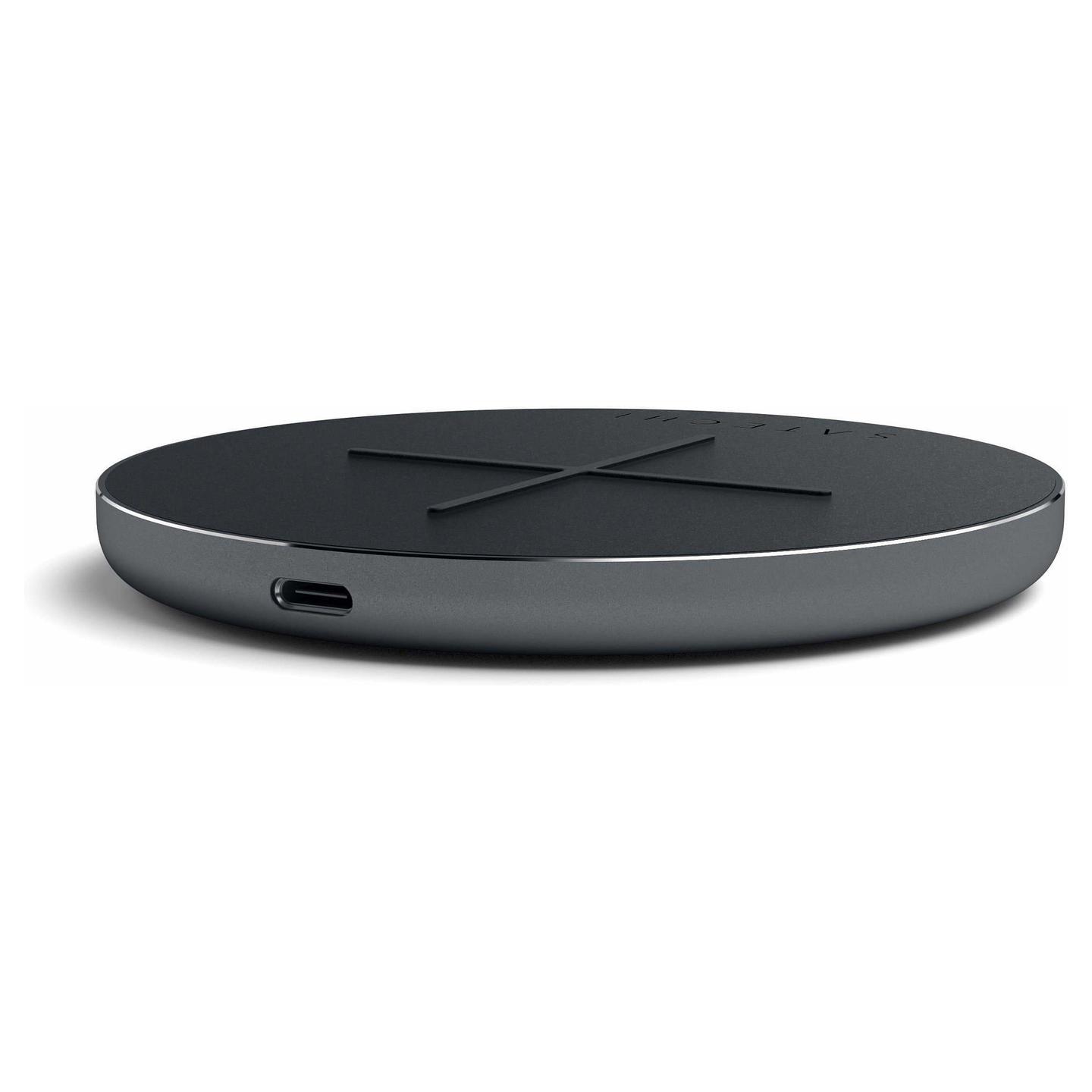 Karikues Satechi ST-IWCBM / 10W / Qi / Wireless Charging / USB-C / PD / QC / FOD - Gri/Zezë - 3