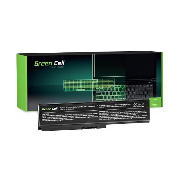Bateri Green Cell TS03, 4400mAh, 10.8V, për Toshiba Satellite - Zezë