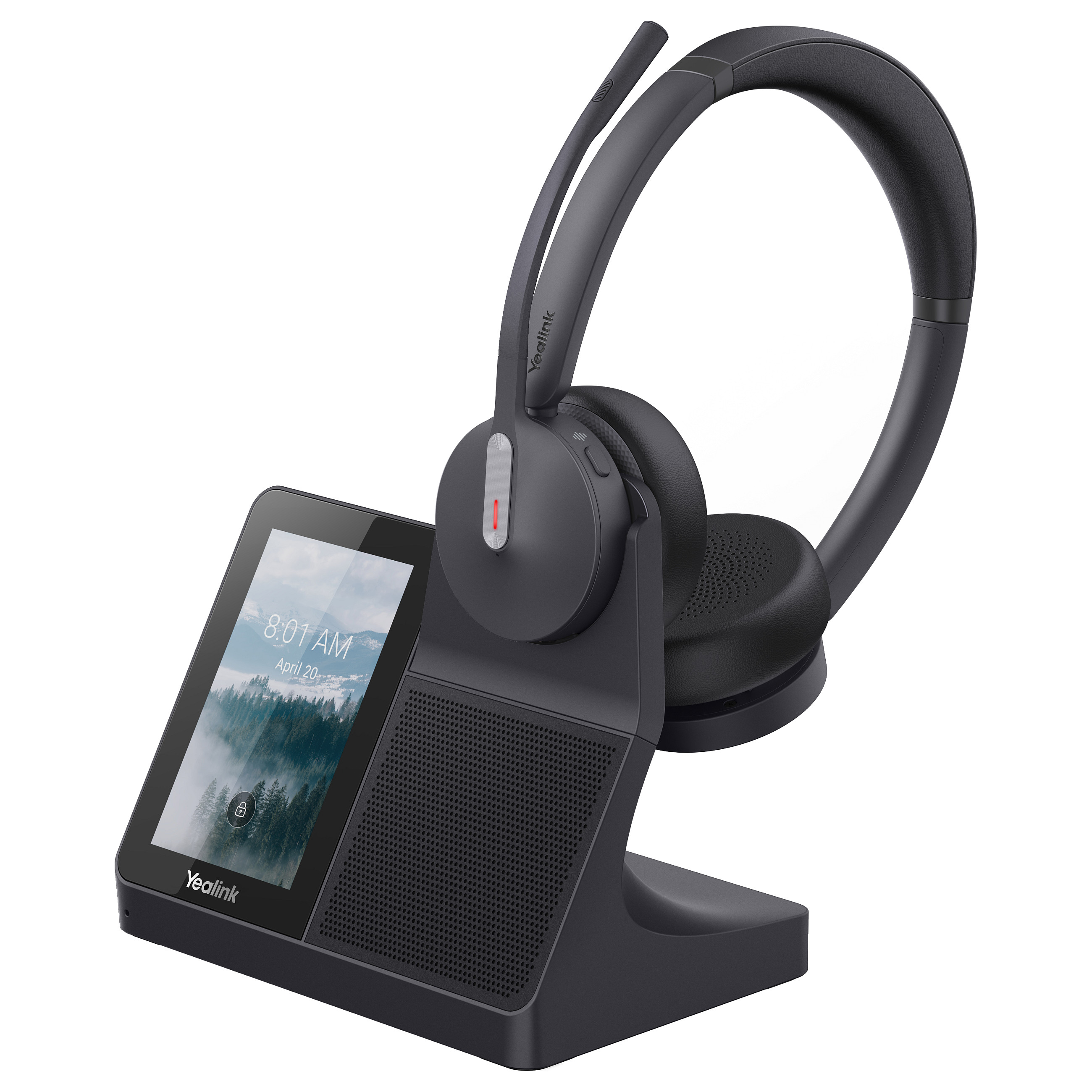 Kufje pa Kabllo Yealink WH64 Workstation Dual / Wired / DECT / Bluetooth / Hybrid ANC / 3 Mikrofona – Zezë - 2