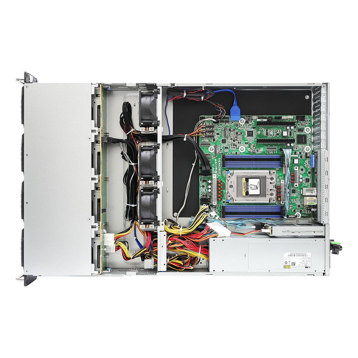 Server Barebone ASRock Rack 2U12L2S-SIENA / AMD SP6 / DDR5 / 2U Rackmount / 800W - 3