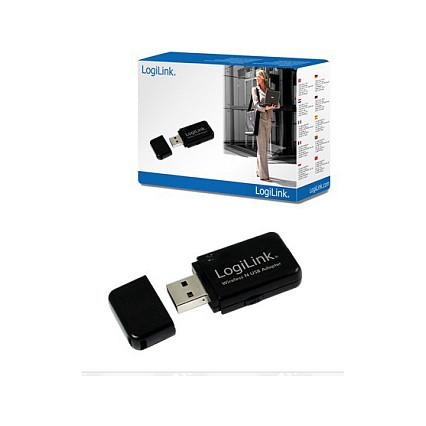 Adapter WLAN USB LogiLink WL0086B / USB 2.0 Type-A / 300Mbps / 2.4GHz / 802.11b/g/n / Realtek RTL8192EU - 2