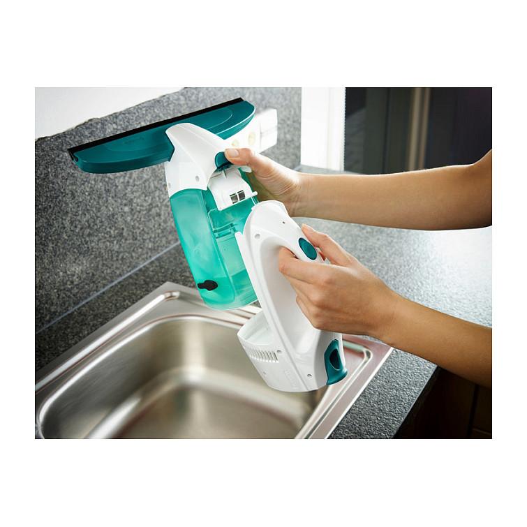 Pastrues Xhamash LEIFHEIT Dry & Clean / Set / 28 + 17 cm / 38 Min - Bardhë/Gjelbër - 11