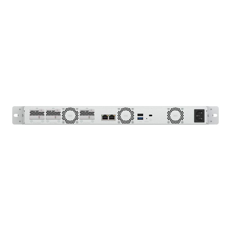 NAS QNAP TS-h765eU-8G, Atom x7405C, 8GB DDR5 ECC, 4 Bay SATA, 3 × M.2 NVMe, 2 × 2.5GbE, 1U Rackmount - Argjend - 9