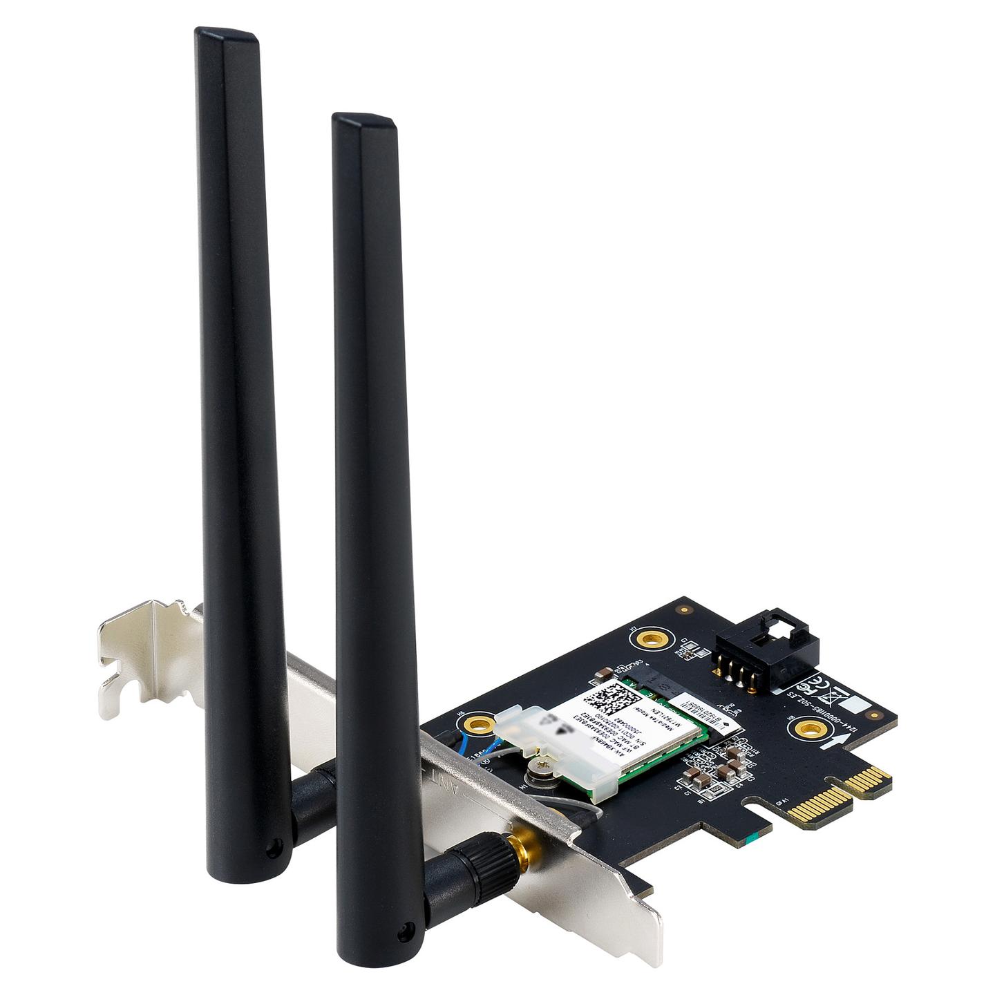 Kartë Rrjeti ASUS PCE-BE6500, Wi-Fi 7, 2.4/5/6GHz, 2882Mbps, Bluetooth 5.4, PCIe x1 – Zezë - 2