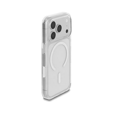 Aksesorë për telefon Delock 81643 / Case / MagSafe / TPU & PC / iPhone 17 Pro - Transparent/Bardhë - 3