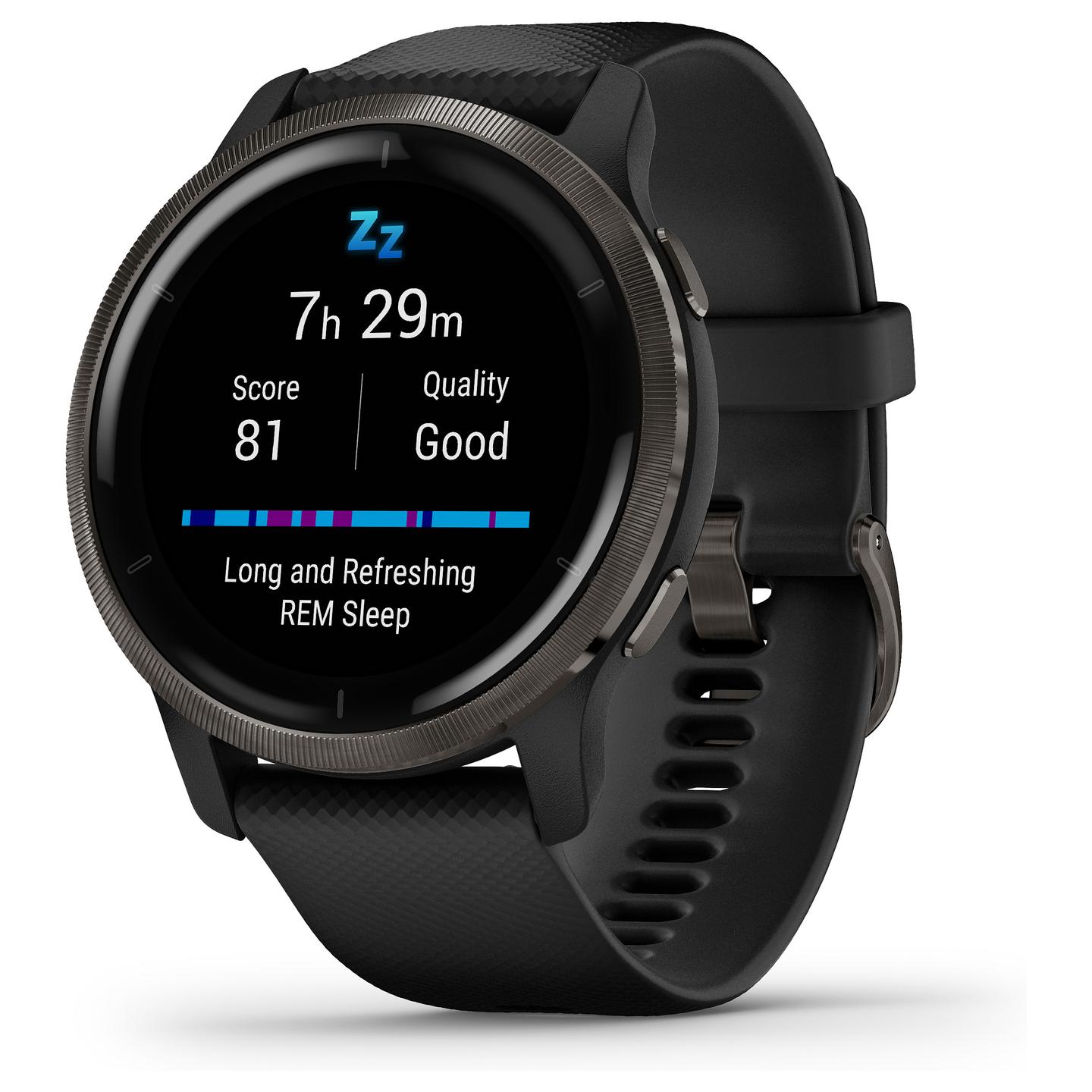 Orë e mençur Garmin Venu 2 / 45mm / AMOLED / GPS / Bluetooth / Wi-Fi - Zezë/Slate - 5