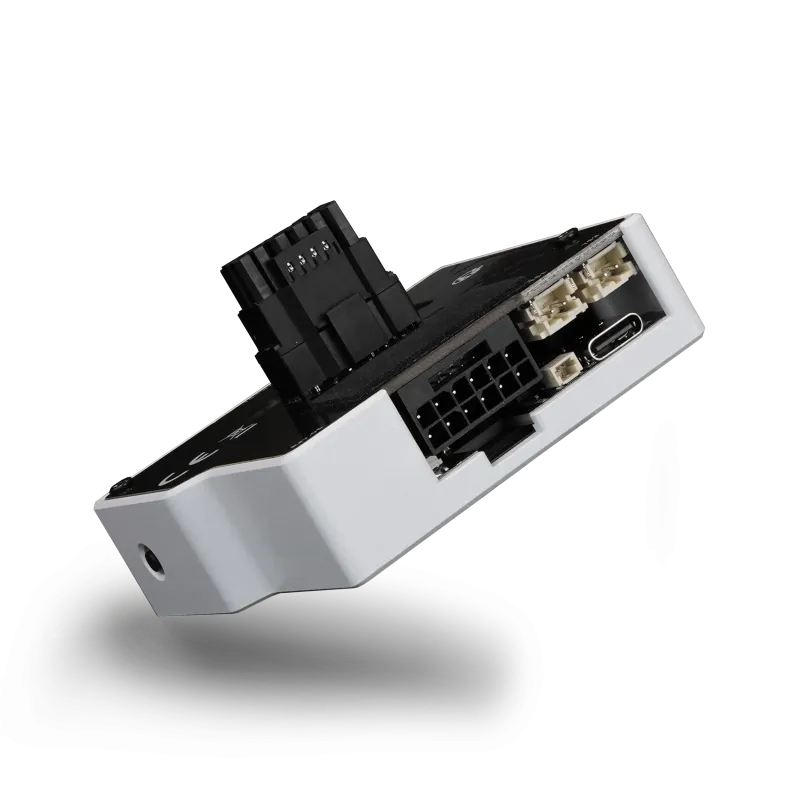 Aksesor për Kartelë Grafike Thermal Grizzly WireView Pro II GPU 12V-2x6 Reversed / Ekran TFT-IPS / Monitorim Konsumi (Per-Pin) – Bardhë - 3