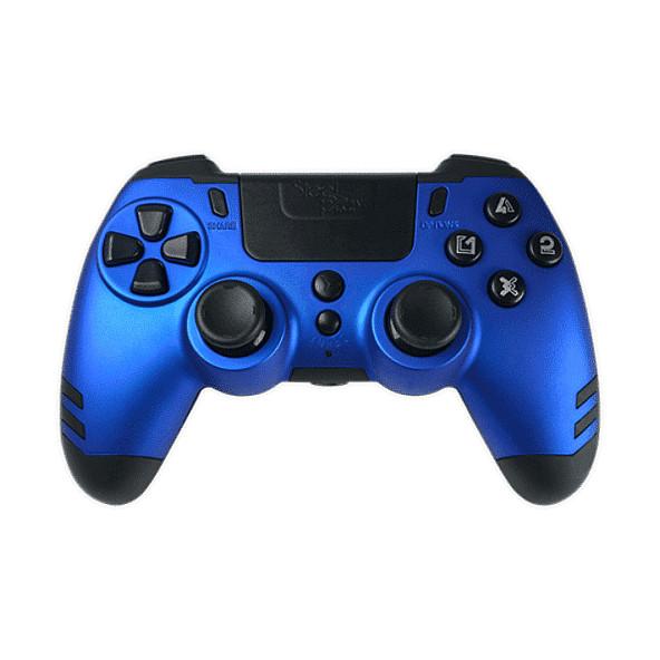 Kontroller për Sony Steelplay Slim Pack JVAMUL00153, Wireless, 2.4GHz, PS3, PS4 – Blu/Zezë - 4