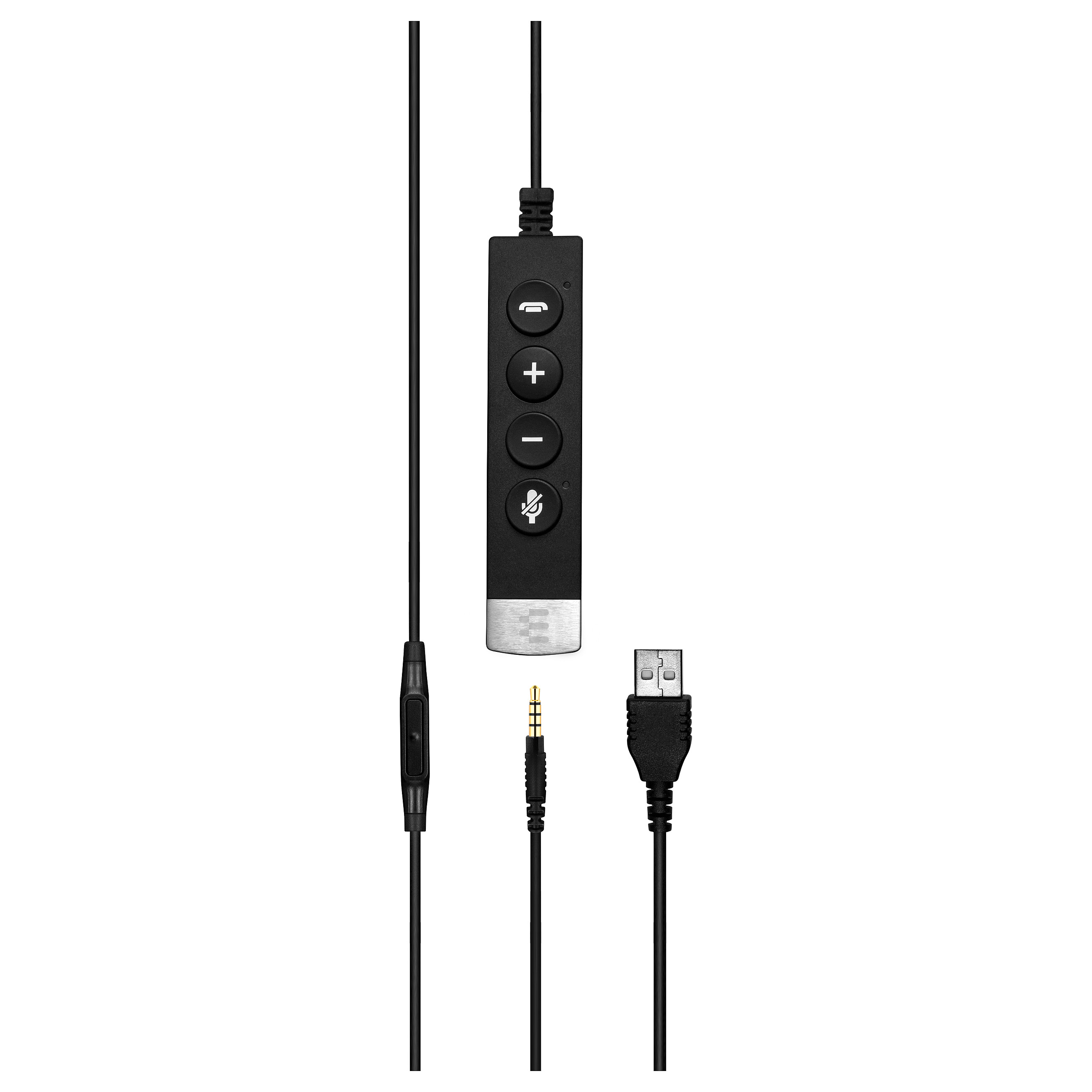 Kufje me kabllo EPOS IMPACT SC 665 USB / USB-A / 3.5 mm / Stereo - Zezë/Argjend - 6