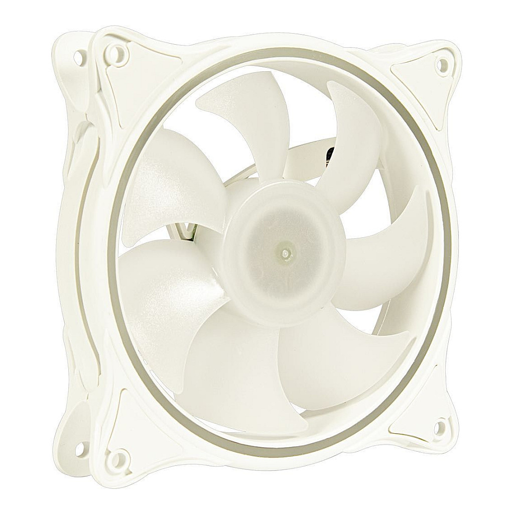 Ftohës për Kasë Inter-Tech Argus L-12025W / 120mm / 25mm / PWM / ARGB / 24 LED – Bardhë - 2