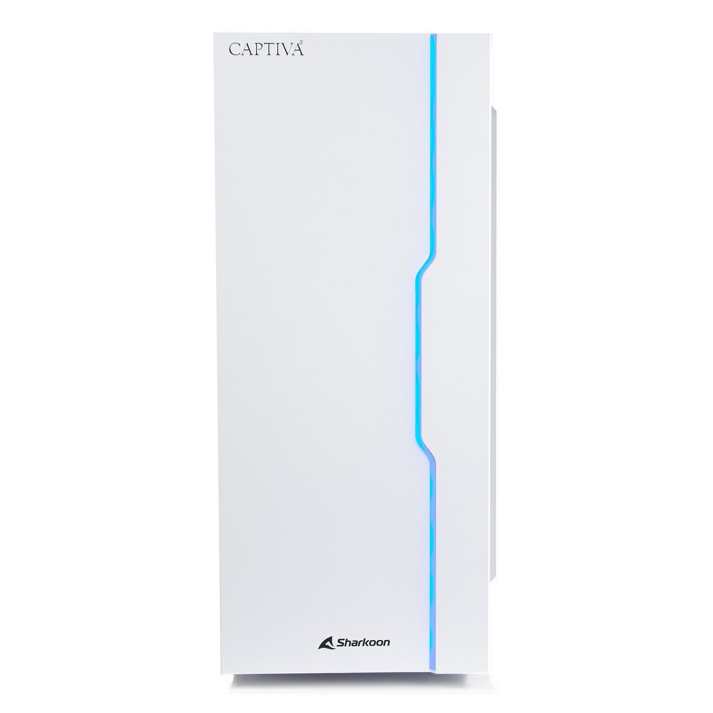 Kompjuter Gaming Captiva Advanced Gaming R94-169 / Ryzen 7 5700X / 32GB DDR4 / 1TB / RTX 5060 Ti 8GB - Bardhë - 2
